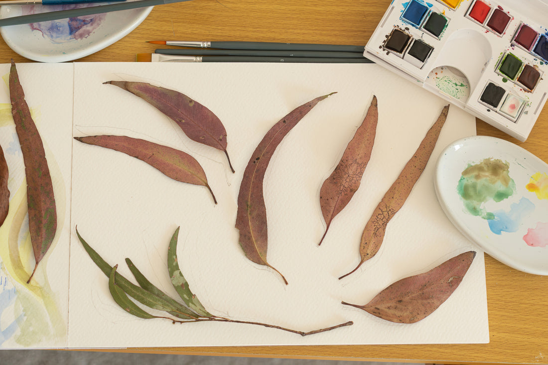 Introduction to Watercolours Workshop - Paint Autumnal Leaves
